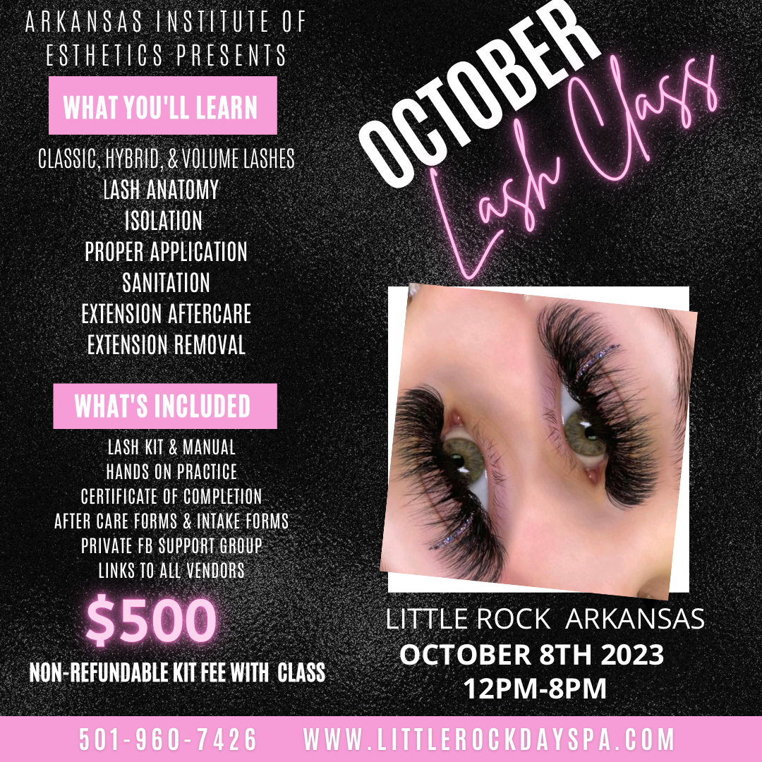 October 2023 Lash Class Deposit