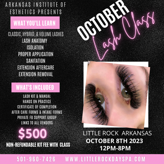 October 2023 Lash Class Deposit